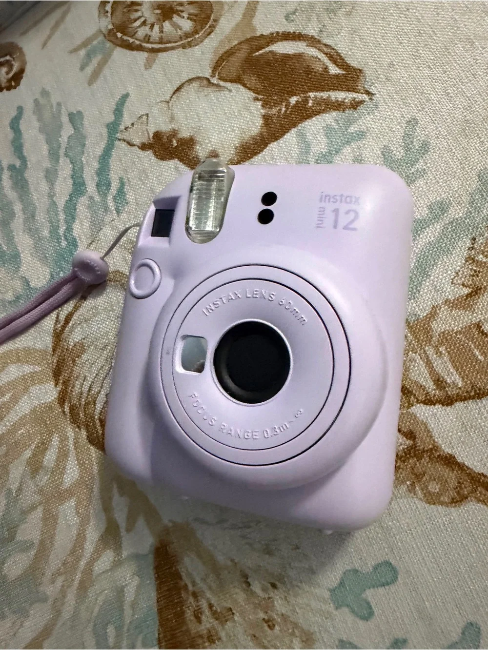 Fujifilm Instax Mini 12 Instant Camera - Lavender with 2 cases.